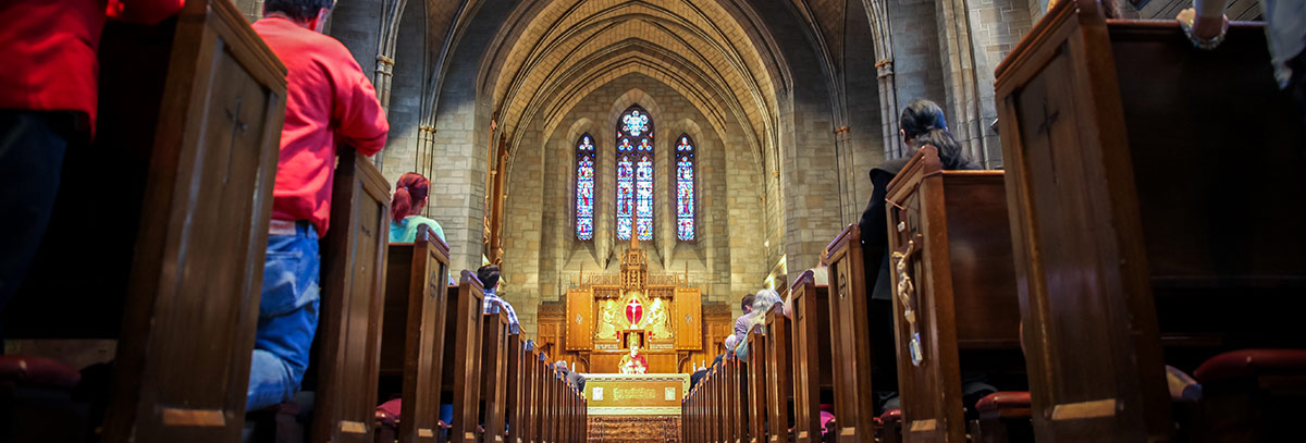 Mass at St. Clement Eucharistic Shrine