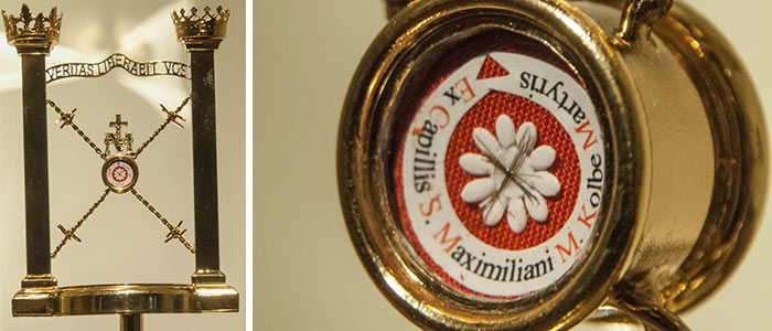 Saint Maximilian Kolbe Relic