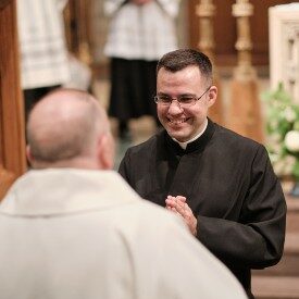 Br. Nathan Marzonie, OMV, at his deaconate ordination