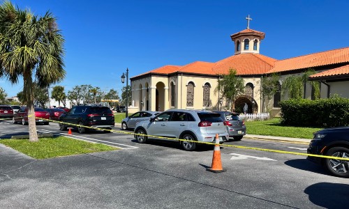 San Pedro Church grounds in North Port, Florida