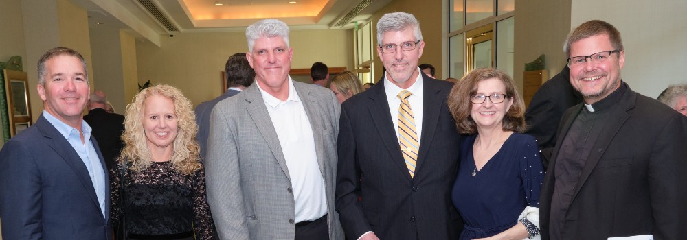 Bill Obrien and friends at the Gala