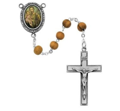 St. Joseph Olive Wood Rosary