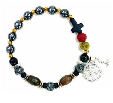 St. Benedict Devotional Bracelet - Men (gift included)