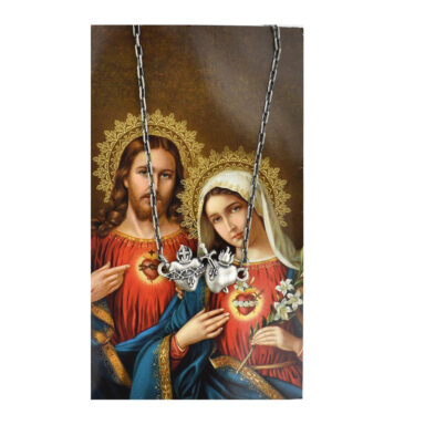 Sacred Heart, Immaculate Heart Pendant