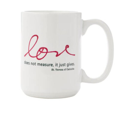 Love Does Not Measure Mug
