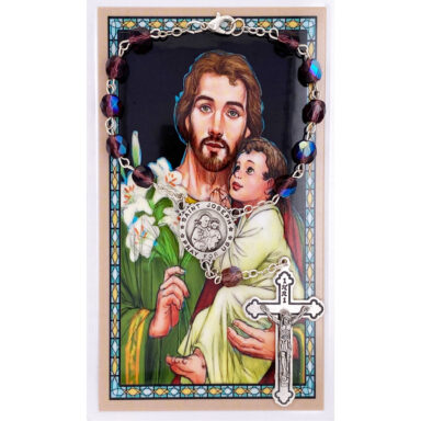 St Joseph auto rosary