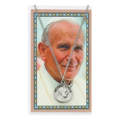 St. John Paul II Medal and Prayer Card