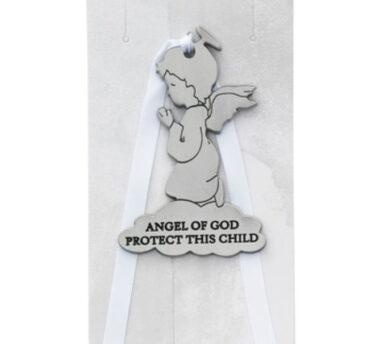 Angel of God Crib Medal