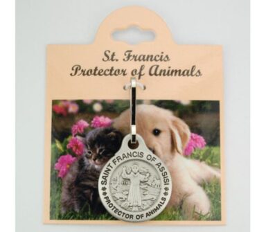 Pet Collar Medal, "Protector of Animals", 1"