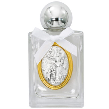 Guardian Angel Glass Holy Water Bottle