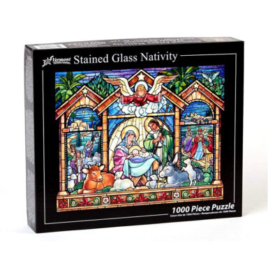 Stained Glass Nativity Puzzle