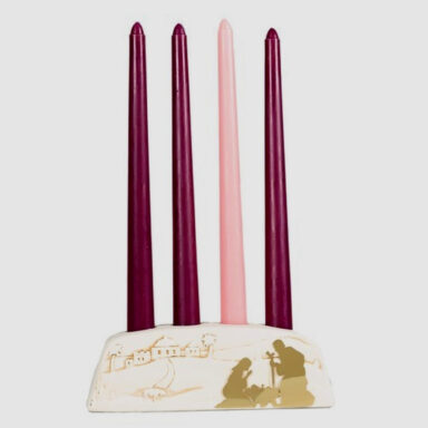 Advent Block Candle Holder
