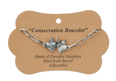 Sacred Heart, Immaculate Heart Consecration Bracelet