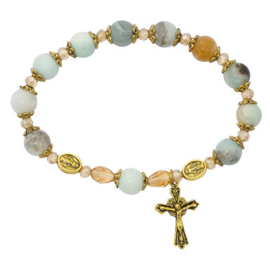 Amazonite Rosary Bracelet