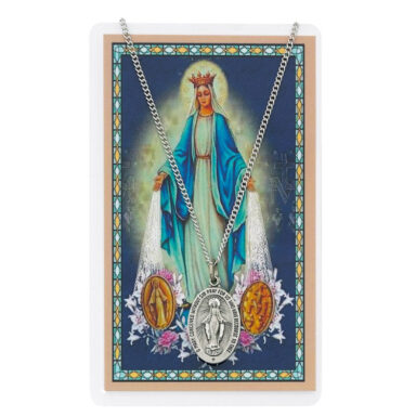 Miraculous Medal and Prayer Card
