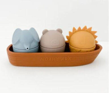 Noah’s Ark silicone bath toys