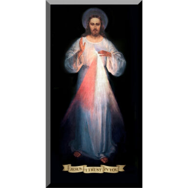 Divine Mercy Plaque 8x16