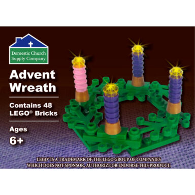 Advent Wreath with LEGO Bricks
