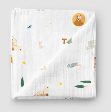 St. Francis Swaddle Blanket