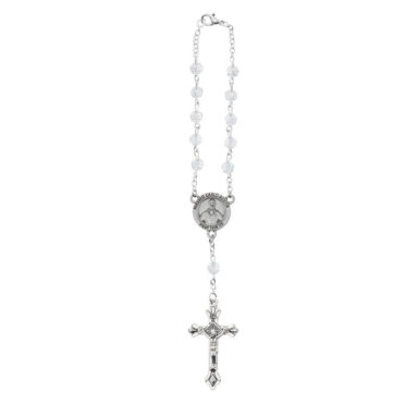 Carlo Acutis Crystal Auto Rosary