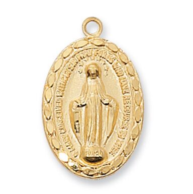 G/SS Miraculous Medal, 7/8"