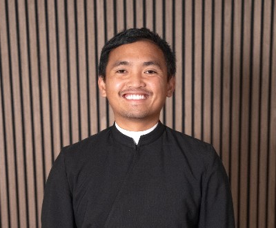 Br. Miggo smiling